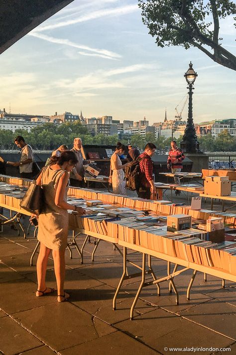 Southbank Centre Book Market in London Brixton London Aesthetic, Greenwich Market London, Dream Life London, Greenwich London Aesthetic, London In The 90s, London Borough Market, London Living Aesthetic, 90s London Aesthetic, Working In London