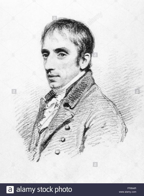 Download this stock image: WILLIAM WORDSWORTH /n(1770-1850). English poet. Pencil drawing, 1805, by Henry Edridge. - FF6N4R from Alamy's library of millions of high resolution stock photos, illustrations and vectors. English Poem, William Wordsworth, English Poets, Pencil Drawing, Pencil Drawings, Too Much, Lesson Plans, Stock Images, Male Sketch