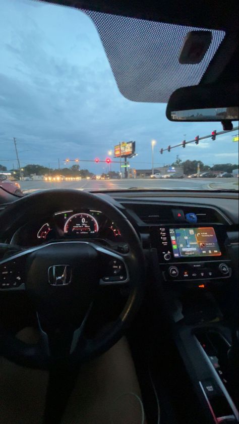 Honda Car Interior, Honda Interior Aesthetic, Honda Keys Aesthetic, Honda Civic Sport Interior, Driving Honda Civic, Honda Crv Aesthetic, Honda Accord Aesthetic, Honda Driving, Civic Aesthetic