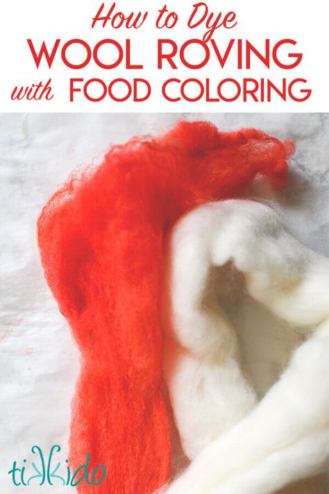 Waldorf Homeschooling, Felting Crafts, Dyeing Yarn, Dyeing Tutorials, Diy Dye, Roving Yarn, Textile Dyeing, Roving Wool, Felted Soap