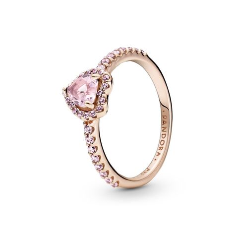 PRICES MAY VARY. Title: Pandora Sparkling Pink Elevated Heart Ring - Rose Gold Ring for Women - Layering or Stackable Ring - Gift for Her - 14k Rose Gold-Plated Rose with Cubic Zirconia - Size 7.5. Product Type: Departments > Women > Jewelry > Rings > Stacking English Jewelry, Pandora Rose, Timeless Ring, Bracelet Pandora, Pandora Rings, Unisex Ring, Heart Gifts, Pandora Bracelets, Heart Earrings Studs