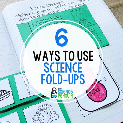 6 Ways to Use Science Fold-ups — The Science Penguin The Science Penguin, Science Penguin, Thinking Maps, Science Notebook, Interactive Science, Science Notebooks, Interactive Science Notebook, Science Notes, Science Journal