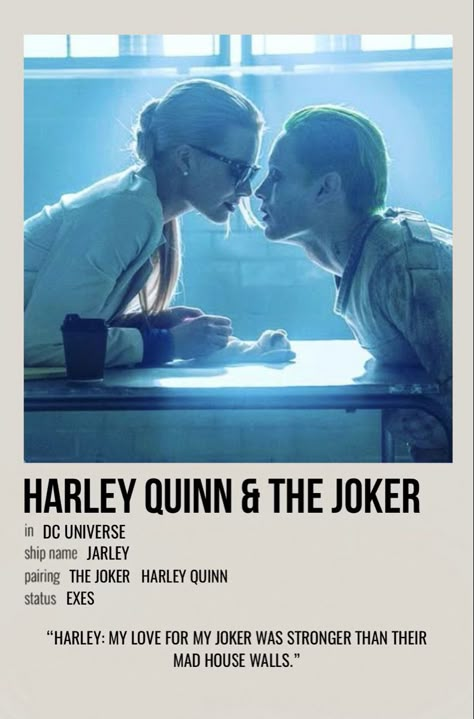 Minimalistic Polaroid Poster, Polaroid Movie Poster, Harley Quinn And The Joker, Indie Movie Posters, Joker Y Harley Quinn, Secret Government, Joker Poster, Iconic Movie Posters, Polaroid Posters