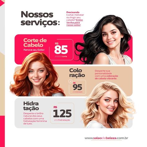 PSD psd discover all our services here a... | Premium Psd #Freepik #psd #woman #beauty #social #salon Beautiful Poster Design, Instagram Flyer Design, Flyer Poster Design, Make Up Poster Design, Beauty Social Media Design, Salon Poster Design, Our Services Design, Product Poster Design, Salon Marketing Social Media