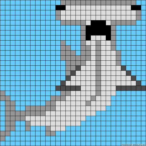 https://i.pinimg.com/originals/9b/05/39/9b0539298bfc6cf8d7bed95989c865dc.gif Shark Craft, Hamma Beads Ideas, Melty Bead Patterns, First Aid Kits, Tiny Cross Stitch, Shark Pattern, Perler Bead Templates, Diy Perler Bead Crafts, Pixel Crochet