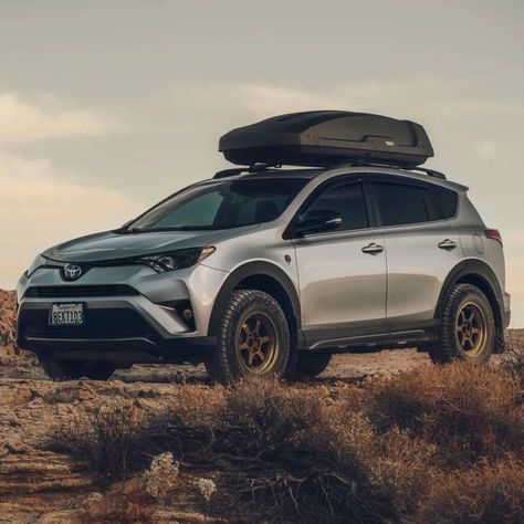 4th Gen Toyota Rav4 Adventure Off-road Build Rav 4 Off Road, Rav4 Modified, Off Road Build, Rav4 2018, Lexus Gx470, Off Road Tires, Nissan Xterra, All Terrain Tyres, Roof Rails