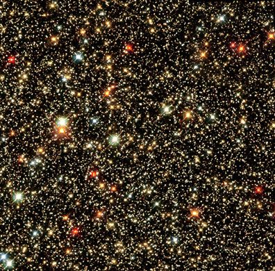 Deep space image taken by the Hubble space telescope. Each speck of light is another galaxy, containing billions of stars. Hubble is now expected to function until at least 2014, when its scientific successor, the James Webb Space Telescope (JWST), is due to be launched. Hubble Images, Hubble Space Telescope, Hubble Space Telescope Images, Stars In The Sky, Hubble Space, Space Photos, Space Images, Milky Way Galaxy, Amazing Spaces