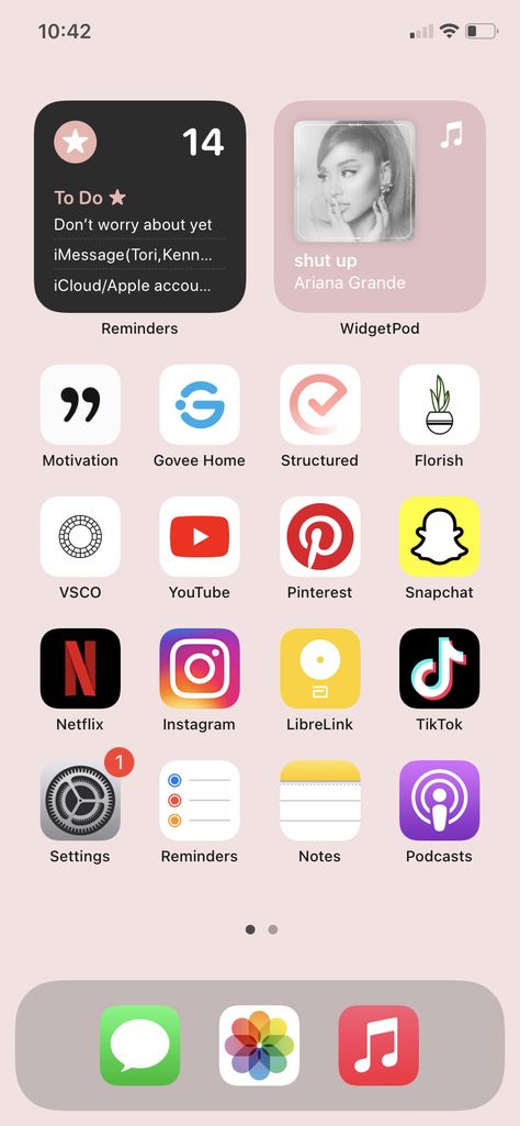 Organized Phone Apps Aesthetic, Iphone 16 Setup, Clean Girl Phone Layout, The Day Before Widget, Lockscreen Iphone Ideas, Iphone Organization Screens Ideas, Iphone App Layout Homescreen, Iphone App Layout Aesthetic, Matching Widgets