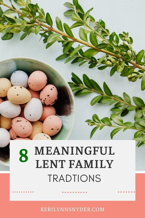 Catholic Easter Traditions Families, Celebrating Easter Jesus, Good Friday Traditions Families, Family Lent Activities, Catholic Easter Traditions, Lent Ideas For Families, Christ Centered Easter Traditions, Almsgiving Ideas Lent, Lent With Kids