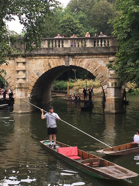 Punting on the Cherwell, Oxford. Punting Oxford, Fav Place, Brooklyn Bridge, Newport, Oxford, England, Travel