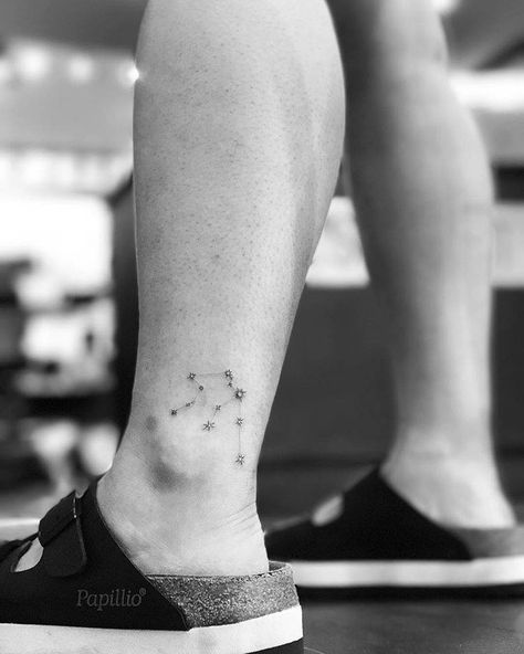 Tattoos In The Workplace, Mens Arrow Tattoo, Star Constellation Tattoo, Libra Constellation Tattoo, Aquarius Constellation Tattoo, Leo Constellation Tattoo, Astronomy Tattoo, Taurus Constellation Tattoo, Aries Constellation Tattoo