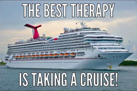 Cruise therapy Cruise Memes, Cruise Vibes, Beatles Artwork, Cruise Quotes, Going On A Cruise, Travel Wisdom, Carribean Cruise, Vacation Lifestyle, Bachelorette Cruise