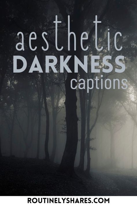 Find the best aesthetic darkness captions for Instagram that are funny, cute or short. Perfect for that dark aesthetic ig post or story Dark Aesthetic Captions For Instagram, Dark Instagram Captions, Darkness Quotation, Darkness Captions, Goth Captions For Instagram, Dark Captions For Instagram, Dark Captions, Aesthetic Ig Post, Light Captions