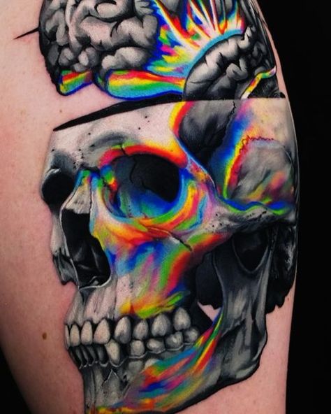 PAVLO POZHYDAIEV on Instagram: "Skulls look so fckn awesome in glitch style, it’s just soooo cool. I really enjoy working with skulls, it’s incredible. Let’s make another cool design, a cool skull tattoo for someone else 💥 Cool Cool Cool  Booking for May, June and July  Use the link in my profile to book a session   #glitchtattoo #skulltattoo #torontotattoo" Glitch Skull Tattoo, Pink And Black Tattoo Ideas, Glitch Realism Tattoo, Filler Work Tattoo, Black Light Tattoo Ideas, Fractal Tattoo Design, Fractal Art Tattoo, One Color Tattoo, Glitch Style Tattoo