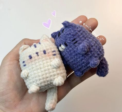 cute girly crocheting crochet, crochetlove, handmade, yarn, crocheted crochetinspo pets cats amigurumilove Crocheted Animals, Easy Crochet Animals, Crochet Fairy, Crochet Keychain Pattern, Pola Amigurumi, Crochet Business, Crochet Design Pattern, Kawaii Crochet, Crochet Things