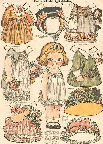 Dolly Dingle, Vintage Paper Doll, Paper Dolls Book, Christmas Paper Crafts, Scrapbooking Stickers, Paper Dolls Printable, Vintage Paper Dolls, Antique Paper, Old Dolls