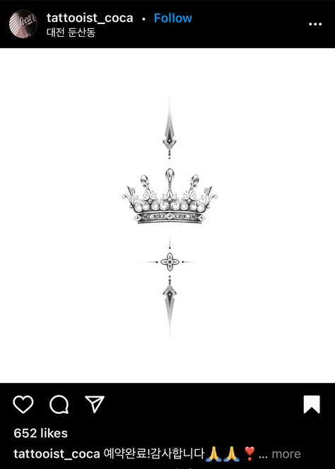 Feminine Crown Tattoo, Empress Tattoo Ideas, Dainty Crown Tattoo, Crown Tattoo Design For Women, Tiny Crown Tattoo, Princess Tiara Tattoo, Flower Crown Tattoo, Simple Crown Tattoo, Royal Tattoo