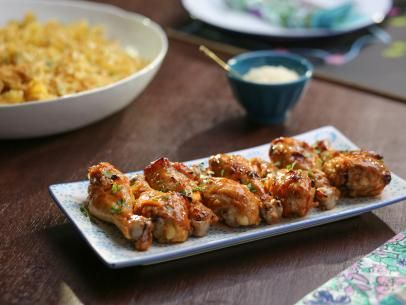 Sweet Orange Chicken Drumsticks Recipe | Valerie Bertinelli | Food Network Orange Chicken Drumsticks, Valerie's Home Cooking Recipes, Best Baked Chicken Recipe, Chicken Drumstick Recipes, Drumstick Recipes, Valerie Bertinelli, Chicken Drumsticks, Orange Chicken, Fries In The Oven