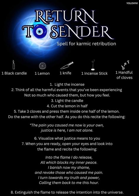 How To Keep A Spell From Backfiring, Banish Enemy Spell, Hoodoo Protection Spell, Return To Sender Prayer, Return To Sender Sigil, Baneful Magick, Return To Sender Spell, Hoodoo Delish, Lottery Spell