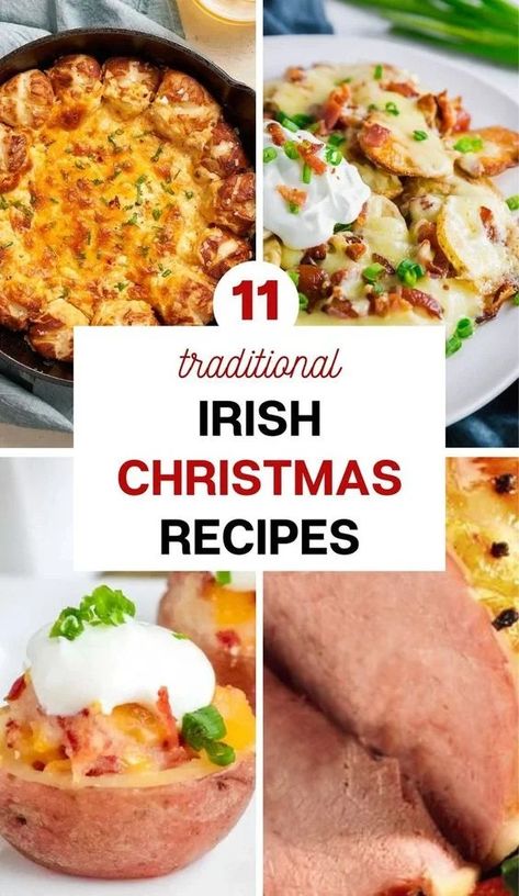 Must-Try Irish Christmas Food Recipes for Your Next Holiday Party! Irish Holiday Recipes, Irish Christmas Traditions Food, Irish Christmas Recipes, International Christmas Recipes, Irish Christmas Dinner, Irish Christmas Desserts, Authentic Irish Recipes, English Christmas Food, Irish Christmas Food