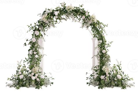 Entrance Arch On Transparent Background. Tanaman Png, Event Entrance Arch Design, Event Entrance Arch, Random Collage, Entrance Arch, Event Entrance, Collage Landscape, Novel Inspiration, Stage Decor