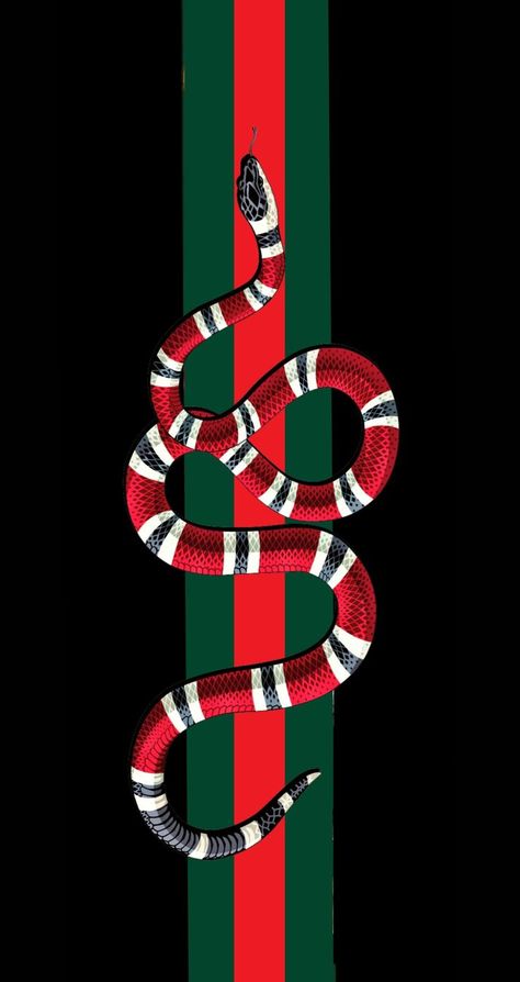 Snake Art Wallpaper, Gucci Wallpaper Iphone, Gucci Snake, Chanel Wall Art, Money Wallpaper Iphone, Snake Wallpaper, Graffiti Wallpaper Iphone, Hypebeast Wallpaper, Snake Art