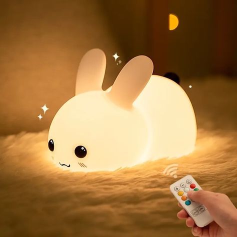 e Bunny Lamp, Bedroom Toys, Hiasan Bilik, Camping Party, Night Light Lamp, Kawaii Room, Fan Lamp, Wall Fans, Night Lamps