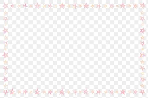 Pink sparkling star rectangular border frame on transparent blank ground | free image by rawpixel.com / PLOYPLOY Cute Frame Transparent Png, Border Transparent, Sparkle Png, Landscape Borders, Png Background, Background Pink, Border Frame, Frame Png, Star Background