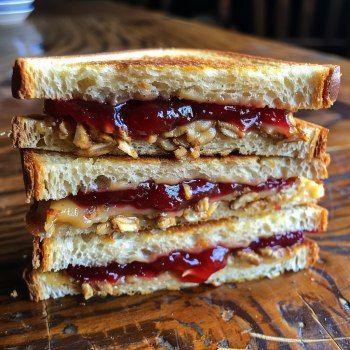 ### Classic PB&J Sandwich The PB&J sandwich is a timeless favorite, loved for its simplicity and delicious combination of flavors. Perfect for a quick lunch or a snack, this classic sandwich never goes out of style. **Ingredients:** - 2 slices of bread (white, whole wheat, or your favorite variety) - 2 tbsp peanut butter (smooth or crunchy) - 2 tbsp jelly or jam (grape, strawberry, or your favorite flavor) **Instructions:** 1. **Spread the peanut butter:** Take one slice of bread and sprea... Pbj Sandwich Aesthetic, Take Out Aesthetic, Pb And J Sandwich, Pbj Sandwich, Peanut Butter Slice, Culture Collage, Jelly Slice, Pb And J, Peanut Butter And Jelly Sandwich