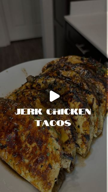 I’M TAM ♡ on Instagram: "jerk chicken tacos on a thursdayyyyyyy!!!🌮🤤  seasonings i used for my chicken :   onion powder  garlic powder  pepper ground allspice  salt  jerk seasoning  chilli powder  oregano  + i let my chicken bake for an hour on 375   what i used for the sauce :  ketchup 1 + 1/2 cup of water  jerk seasoning in jar  jerk seasoning sugar  now are you going to go try these ?🤭  #tameraalise #tameraalisecooking #tameraalisevlogs #tameraalisecooks #cookingrecipes #jerkchicken #jerkchickentacos #tacorecipes #tacotuesdays #easytofollow #cookingathome #recipesforkids #easyrecipeideas #howtocook #beyonce #texasholdem #trendingreels #cookingreels #prettygirlsgottaeattoo" Jerk Chicken Tacos Recipe, Jerk Chicken Meal, Jerk Chicken Breast Recipe, Jerk Chicken Wrap, Jerk Chicken Nachos, Jerk Tacos, Jerk Chicken Sandwich, Jerk Chicken Tacos, Jerk Chicken Breast