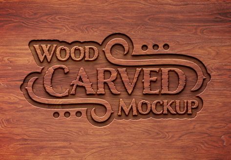 Carved wood text effect mockup Premium P... | Premium Psd #Freepik #psd #mockup #vintage #wood #retro Adobe Illustrator Templates, Pakistan Defence, Wood Wine Box, Router Projects, Carved Wood Signs, House Design Pictures, Got Wood, Cnc Wood, Wood Carving Designs