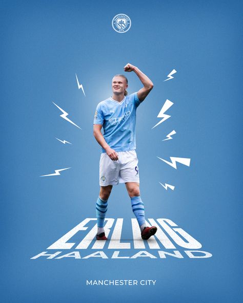 Puma Graphic Design, Football Poster Design Ideas, Soccer Design Graphics, Soccer Poster Ideas, Football Poster Design, Poster Bola, Blue Graphic Design, Goals Football, Number Graphic