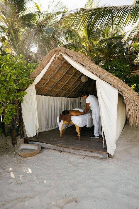 Resort Activities Ideas, Wellness Retreat Ideas, Meditation Hut, Boho Restaurant, Bali Wellness Retreat, Tulum Yoga Retreat, Ikal Tulum Hotel, Bali Healing Retreat, Mexico Tulum