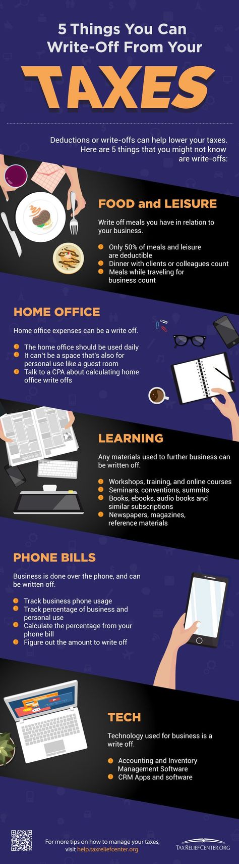 What Can You Write off on Your Taxes [INFOGRAPHIC] | Tax Relief Center Tax Infographic, Small Business Tax Deductions, Beach View House, Business Tax Deductions, Inventory Management Software, Fl Beaches, Small Business Tax, Home Improvement Loans, Guest Room Office