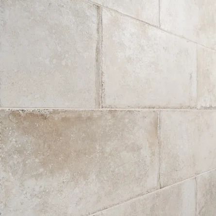 Bond Tile Alcazar 12" W x 24" L Porcelain Stone Look Wall & Floor Tile | Wayfair Limestone Bathroom Tiles, Artmore Tile, Stone Look Wall, Rustic Tile, Bathroom Farmhouse Style, Beige Tile, Limestone Tile, Travertine Stone, Stone Look Tile