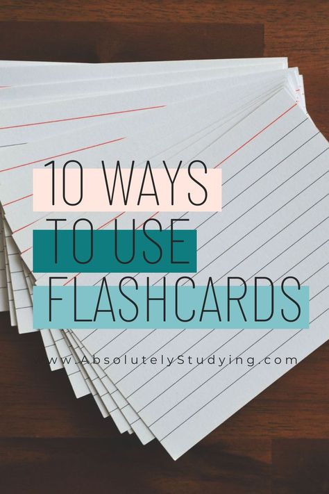 10 Fantastic Ways to Use Flashcards to Boost Your Study Session.  Flashcards are an incredibly effective study tool, but are they better than notes? How To Use Index Cards To Study, How To Use Flashcards For Studying, Flash Card Study Tips, Flash Card Study Method, How To Study Using Flashcards, How To Make A Flashcard, How To Study With Flashcards, How To Organize Flashcards, How To Write Flashcards