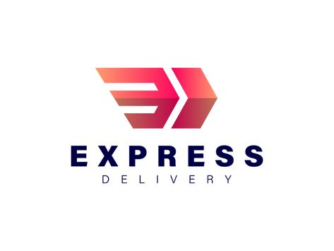 Express Delivery logo by Mr. Khaled on Dribbble Delivery Company Logo, Express Logo Design, Cargo Logo, Van Logo, Logistics Logo, Delivery Logo, Express Logo, Delivery Company, Logo Idea