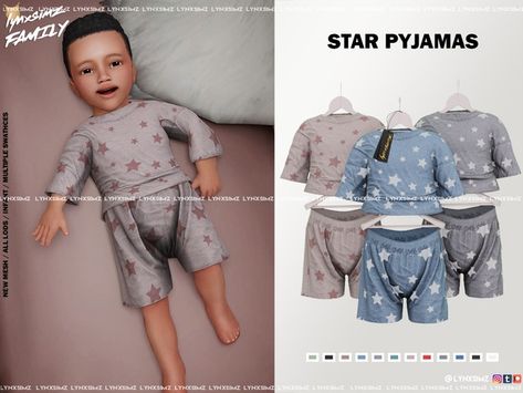 Star Pyjamas ~ Infant | Patreon Sims 4 Toddler Clothes, Sims 4 Blog, Sims Baby, Sims 4 Traits, Sims 4 Family, Sims 4 Cc Kids Clothing, Sims 4 Bedroom, Free Sims 4, Sims 4 Children