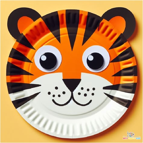 Crafty fun awaits with our Paper Plate Tiger Craft! 🐯 Perfect for preschoolers and beyond, explore three exciting variations to inspire creativity. Super easy to make and complete with a printable template to help bring these ferociously cute tigers to life! Tiger Activities For Preschool, Tiger Crafts For Preschool, Animal Crafts Kids, Tiger Template, Tiger Craft, Koala Craft, Paper Plate Animals, Orange Craft, Alphabet Letter Crafts