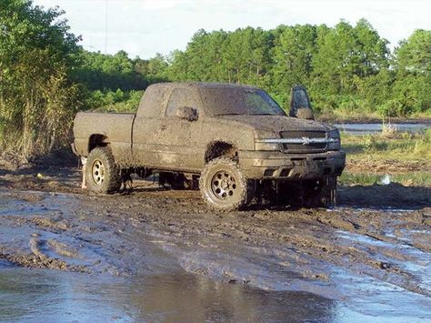 That is one muddy truck...  #muddymonday  #chevy  #silverado Lifted Chevy Silverado, Muddy Truck, Muddy Trucks, Gifts For Rv Owners, Useful Gift Ideas, Impala Chevrolet, Jacked Up Chevy, Dodge Ram Diesel, Chevy Diesel Trucks