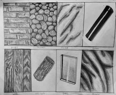 Gravel Texture Drawing, Gravel Texture, Texture Study, Conceptual Sketches, Perspective Drawing Lessons, Texture Drawing, Perspective Drawing, Graphite Pencils, Pencil Art Drawings