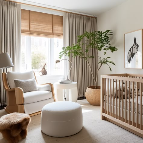 The Transformative Power of a Well-Designed Nursery: A Guide for Expectant Mothers — Living Bright Interiors Light Bright Nursery, Simple Cozy Nursery, Apartment Friendly Nursery Ideas, Nursery Room Design Gender Neutral, Midcentury Modern Nursery Ideas, Nursery Ideas Neutral Modern, Mediterranean Nursery, Small Nursery Ideas Neutral, Nursery Layout Ideas