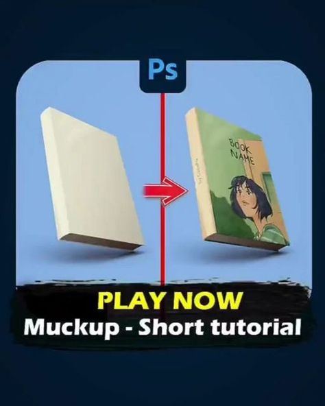 blog.ai | shaik jakir on Instagram: ""Book Mockup In Photoshop "🤯💥 . . An Amazing Tutorial By @comafix_ps . . . . . . . . . . . . . . . . . . . . . . . . . .(DM for credit or removal/ No copyright intended/ All rights are reserved & belongs to their respective owners) . . . . . . . . . . . . . . . . . . . . . . . #madewithphotoshop #ShortTutorial . . . . #photoshop2022 #designinspiration #photoshoptutorials #graphicdesigner #creative #photography #digitalart #lightroom #Adobe #Art #Design #Photoshop #tutorial #india #usa" Logo Design Agency, Book Mockup, Mockup Photoshop, Shorts Tutorial, Design Photoshop, Learning Style, Book Names, Photoshop Tips, Ebook Cover