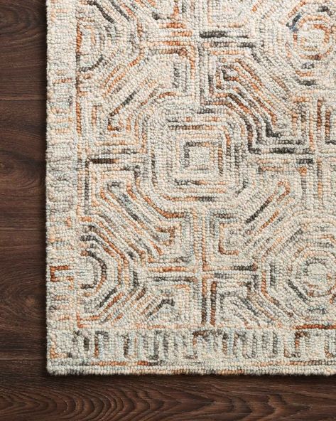 Ziva Rug by Loloi – BURKE DECOR Yarn Knots, Alexander Home, 5x8 Area Rugs, Artisan Rugs, Loloi Rugs, Variegated Yarn, Rug Direct, Contemporary Designs, Rectangular Rugs