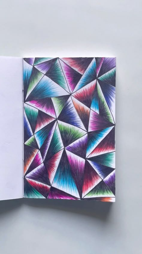 Art is something that keeps me happy and full of energy⚡️❤️ So here’s simple and easy groovy mix with colour’s and… | Instagram Colour Full Drawing, Colour Texture, Colourful Zentangle Art, Design Art Drawing, Trippy Painting, Simple Artwork, Geometric Pattern Art, Geometric Design Art, Small Canvas Art