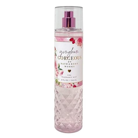 Bath & Body Works Fine Fragrance Body Spray Mist 8 fl oz / 236 mL (Gingham Gorgeous) Gingham Gorgeous, Perfume Floral, Bath And Body Works Perfume, Fine Fragrance Mist, Essential Oil Bottles, Clean Scents, Fragrance Design, Perfume Collection, Fragrance Mist