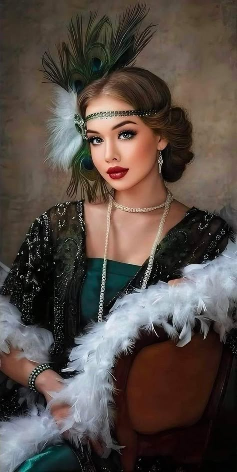 Gatsby Makeup, Gatsby Outfit, Gatsby Hair, Great Gatsby Fashion, Roaring 20, Gatsby Dress, Flapper Girl, Gatsby Style, Gatsby Party