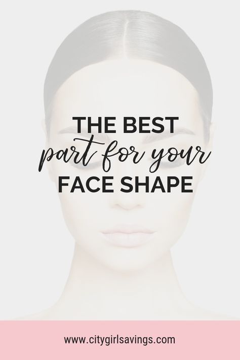 Learn how to determine your #faceshape and rock the best #hair part for your shape. These hair parts are recommended for their corresponding face shape, but that doesn’t mean you shouldn’t give different parts a try every now and then! #beautytips Different Hairlines Women, Different Hair Parts Ideas, Different Parts For Hair, Hair Parting For Face Shape, Side Part Vs Middle Part Hair, Hair Parts For Face Shape, Where To Part Your Hair, U Shape Haircut, U Haircut