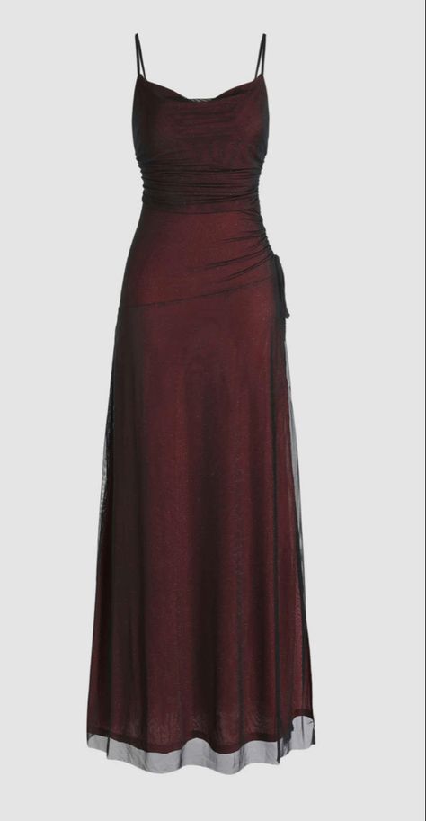 Red And Black 90s Prom Dress, Dark Red 90s Dress, Prom Flowy Dress, Dark Red Evening Dress, 90s Maroon Dress, 90s Grunge Dress Formal, Maroon Formal Dresses, Dark Red Vintage Dress, Dark Red Dresses Prom