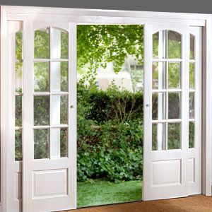 Pintu Interior, Sliding French Doors, French Doors Exterior, French Doors Interior, Interior Barn Doors, Renovation Ideas, Patio Doors, Sliding Glass Door, Benjamin Moore